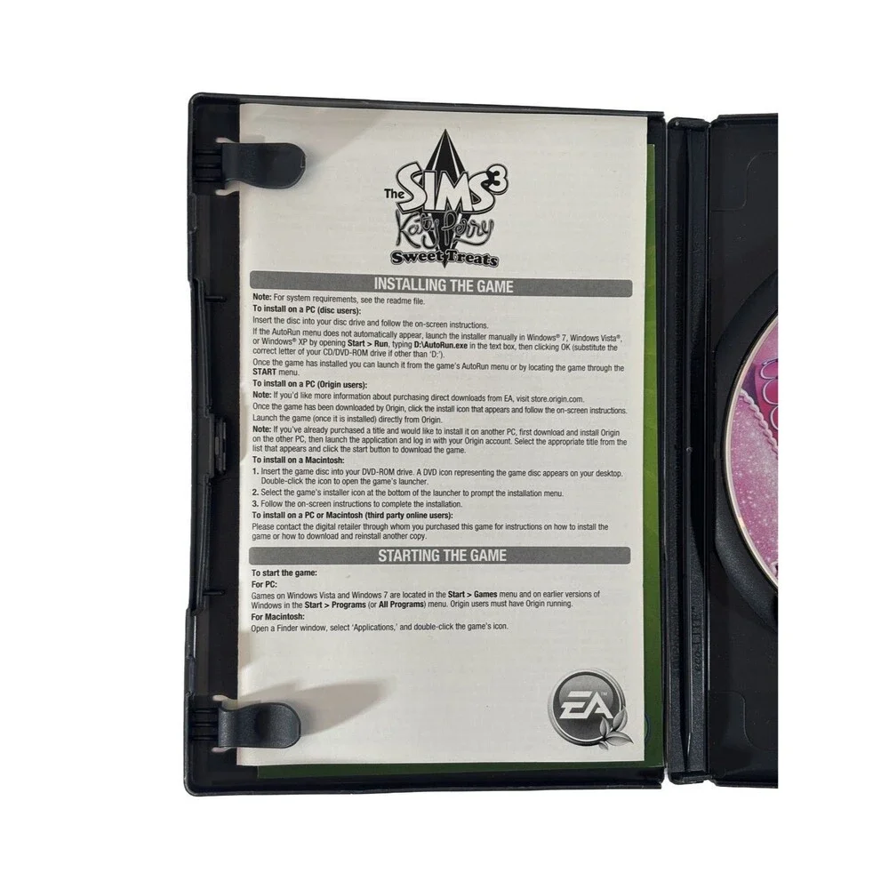 Sims 3 Katy Perry Sweet Treats Retired Pack CIB